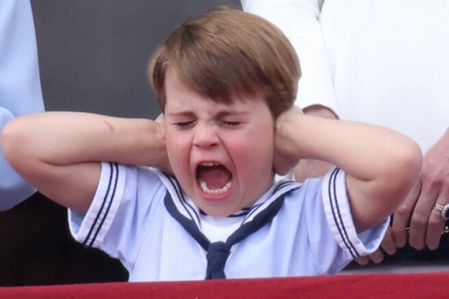 Photos of Prince Louis at the parade in honor of Elizabeth II made him the hero of memes