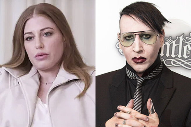 Model Ashley Morgan Smithline spoke about the violence at the hands of Marilyn Manson: "The scariest monster"