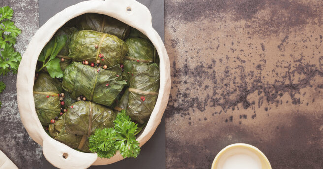 Dolma with rice: we cook delicious, though lean