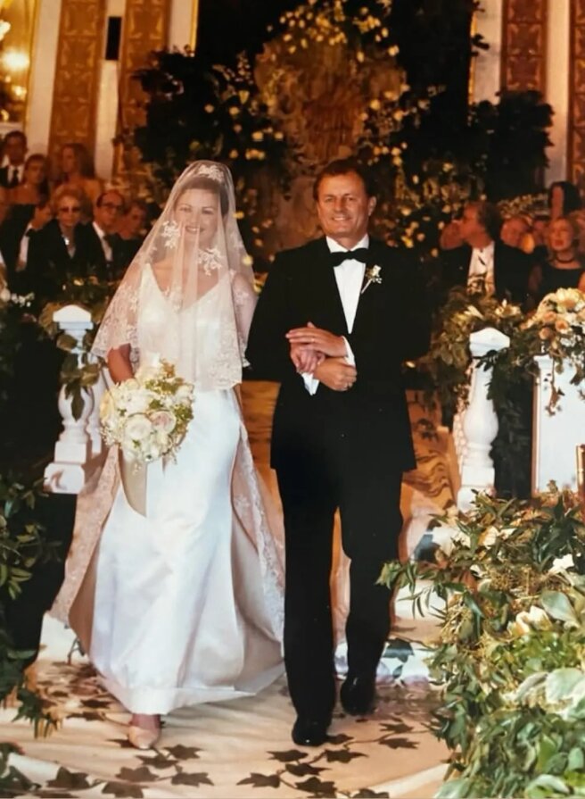 Кэтрин Зета-Джонс с отцом