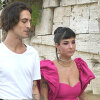 Off-duty: Maneskin lead singer Damiano David supported his girlfriend Giorgia Soleri at the book launch in Rome
