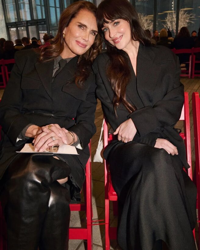 Брук Шилдс и Дакота Джонсон