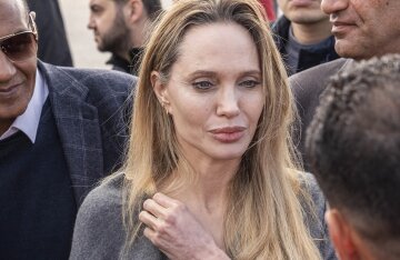 Angelina Jolie made a public appearance in Egypt