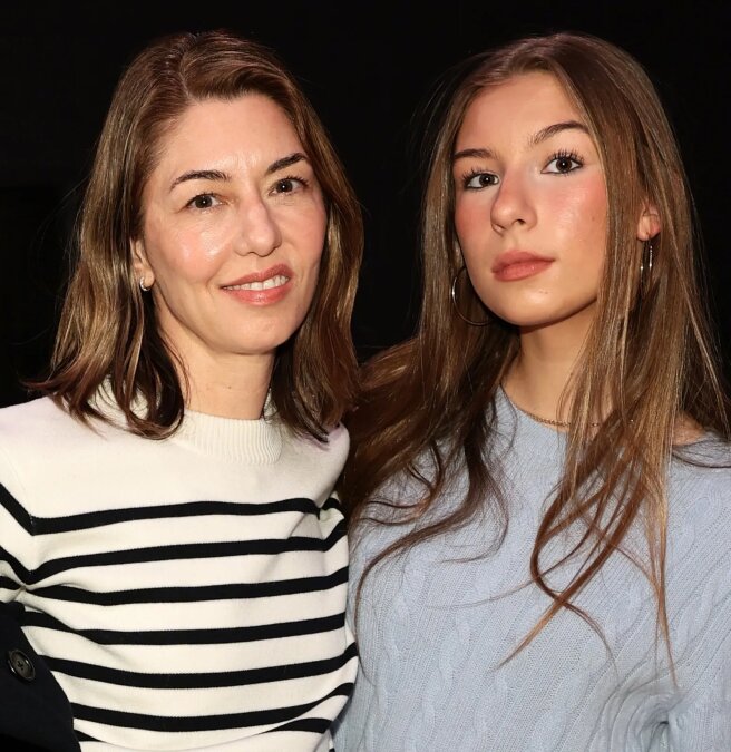 София Коппола с дочерью