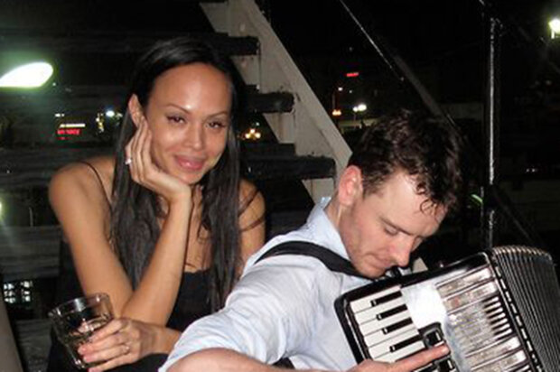 Lizzie Andrews and Michael Fassbender