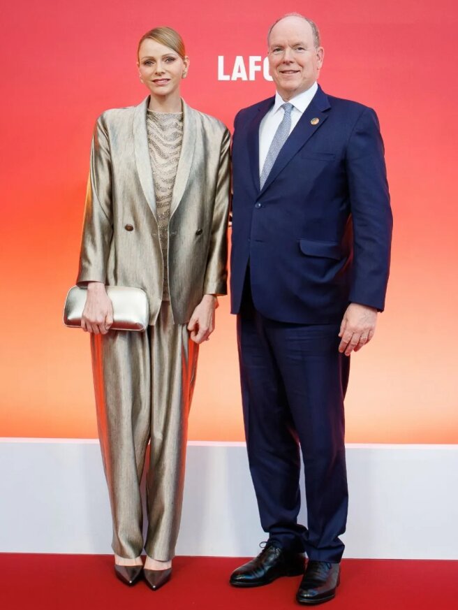 Княгиня Шарлен и князь Альбер II