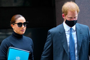 Meghan Markle and Prince Harry on the streets of New York: new photos