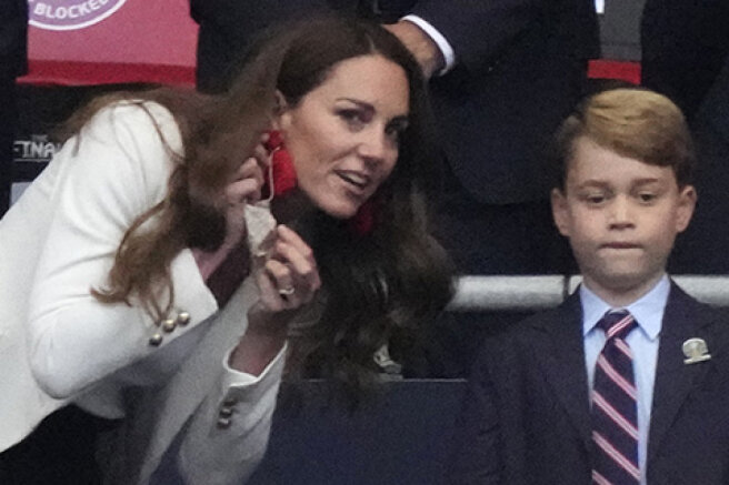 Kate Middleton, Princes William and George, Kate Moss, Tom Cruise and others at the Euro 2020 final