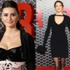 Penelope Cruz showed off her ample bust in a dress with a low neckline, and Shailene Woodley showed off her slender legs in a mini at the Ferrari premiere.