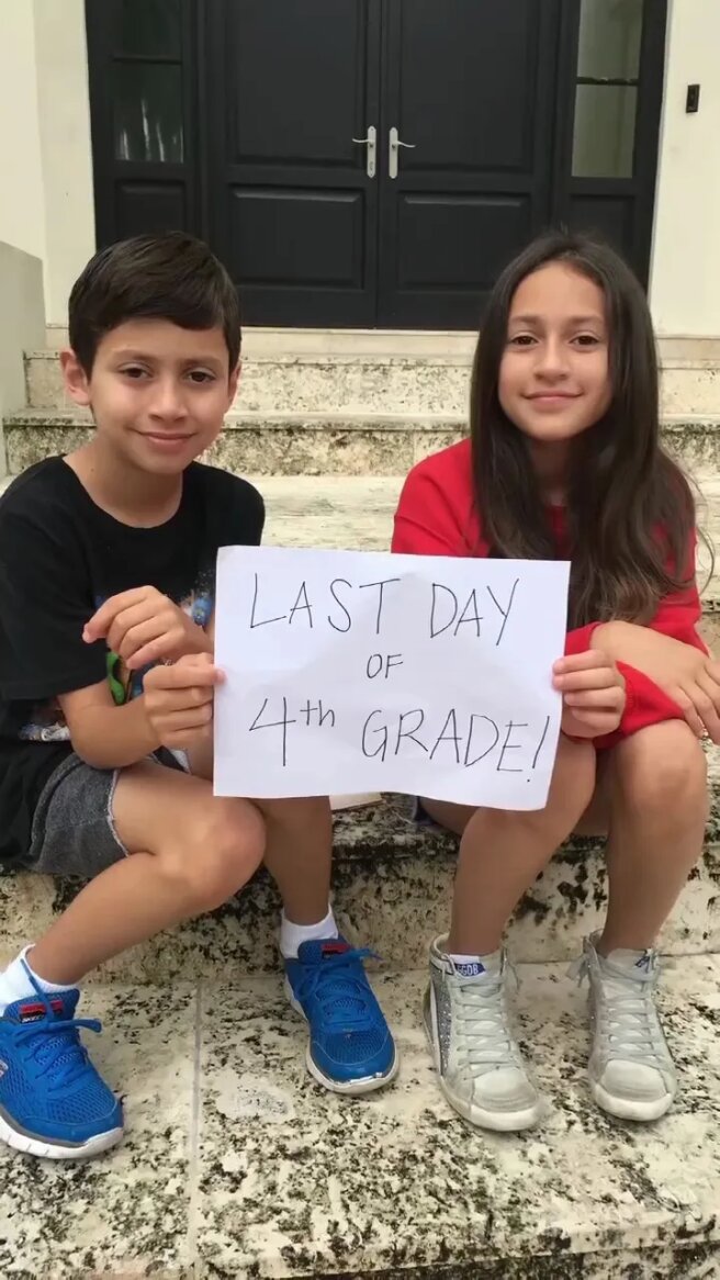 Сын и дочь Дженнифер Лопес