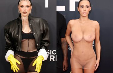 Kanye West's Ex-Girlfriend Julia Fox and His Wife Bianca Censori Both Step Out in 'Naked' Dresses