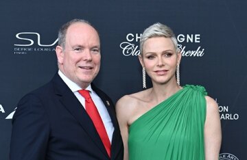 Princess Charlene of Monaco and Prince Albert II attended the opening of the Monte Carlo TV Festival