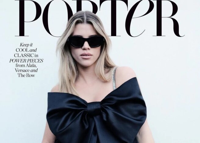 Sofia Richie posed for Porter magazine
