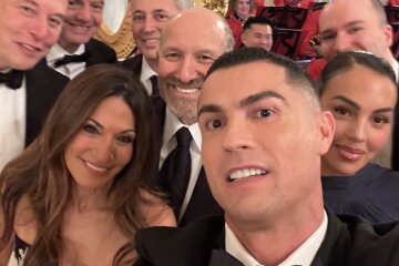 Cristiano Ronaldo, his fiancée Georgina Rodriguez, and Elon Musk met with Donald Trump.