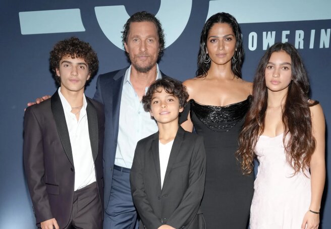 Daughter looks like mom, sons look like dad: Matthew McConaughey's children are discussed online