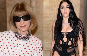 Lourdes Leon in fishnet, Anna Wintour in polka dot dress, Cardi B in flowers at Marc Jacobs show
