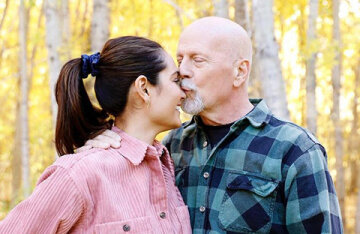 Bruce Willis 'wife Emma Heming congratulated him on his 12th marriage anniversary:" I love this guy to the moon and back"