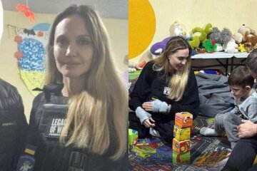 Angelina Jolie visited Kherson, and her security guard was detained at a checkpoint.