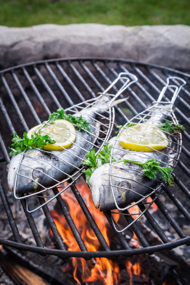 Grilled mackerel