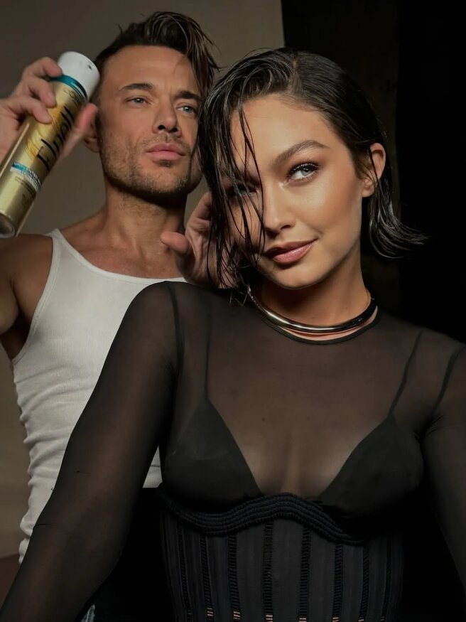 Димитрис Яннетос и Джиджи Хадид