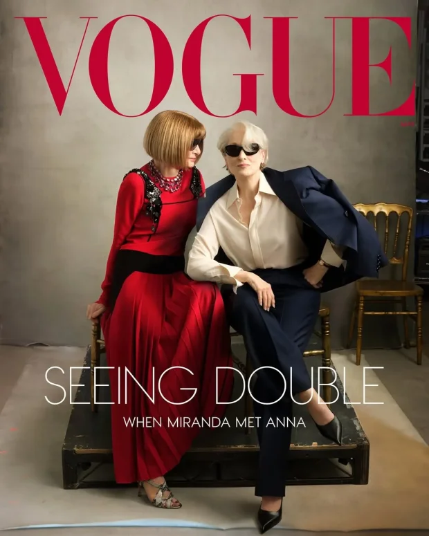 Анна Винтур и Мэрил Стрип для Vogue
