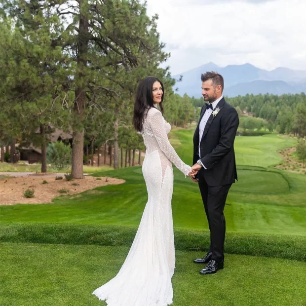 Джессика Зор и Брэд Ричардсон/Фото: theknot/Instagram*