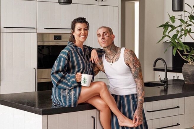 Travis Barker gave a tour of his mansion for AD before his wedding to Kourtney Kardashian