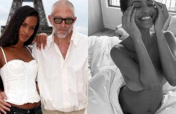 Vincent Cassel's Pregnant Girlfriend Posts Nude Photo