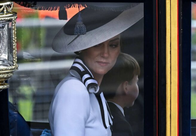 Video of the Princess of Wales at the Trooping the Color parade released