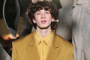 Mark Eidelstein stars in Saint Laurent's new campaign alongside Bella Hadid and Charli XCX.