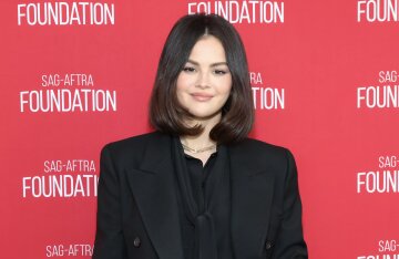 Selena Gomez, Zoe Saldana and Carla Sofia Gascon at SAG-AFTRA event