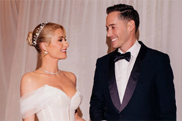 We walked for three days and three nights: new photos from the wedding of Paris Hilton and Carter Reum appeared