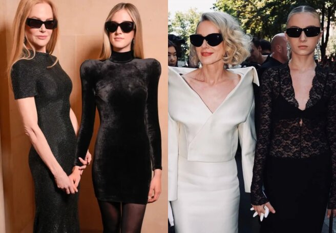 Nicole Kidman and Naomi Watts condemned online for appearing with children at Balenciaga show after scandal surrounding brand