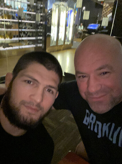 Khabib Nurmagomedov and Dayna White