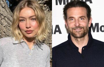 "My Man." Gigi Hadid showed off her birthday gift from fiancé Bradley Cooper.