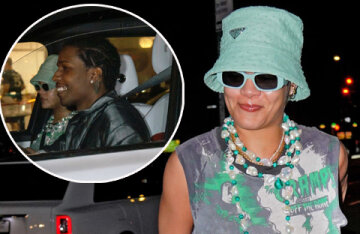Rihanna and her boyfriend A$AP Rocky again got into the lenses of the paparazzi