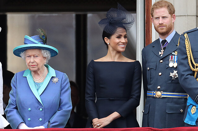 Queen Elizabeth II, Meghan Markle, Prince Harry