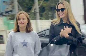 Angelina Jolie Spotted Shopping With Youngest Daughter