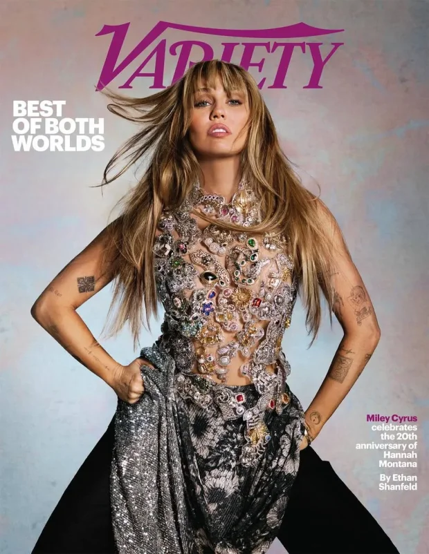 Майли Сайрус на обложке Variety