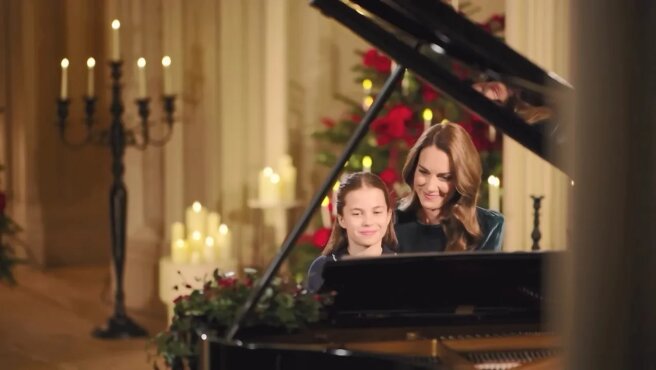 Принцесса Шарлотта и Кейт Миддлтон