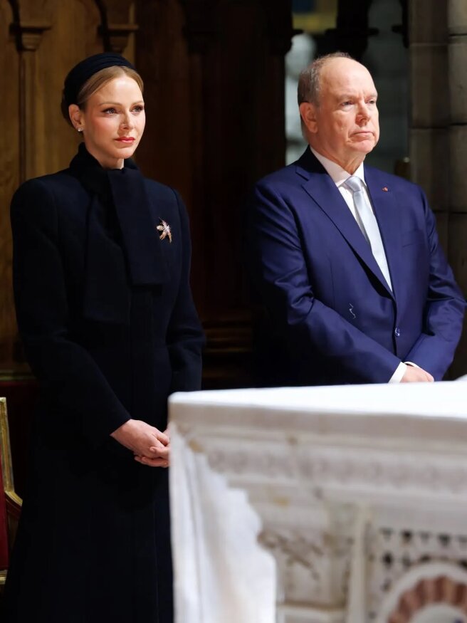 Княгиня Шарлен и князь Альбер II