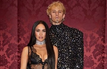 Recently engaged Megan Fox and Colson Baker attended the show of the new Dolce &amp; Gabbana collection