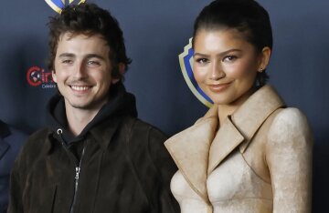 Zendaya in a sandy outfit, Timothée Chalamet, Tom Cruise, and his ex-wife Nicole Kidman attended the CinemaCon presentation.