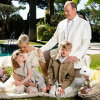 Princess Charlene of Monaco has published family photos after reuniting with her husband and children