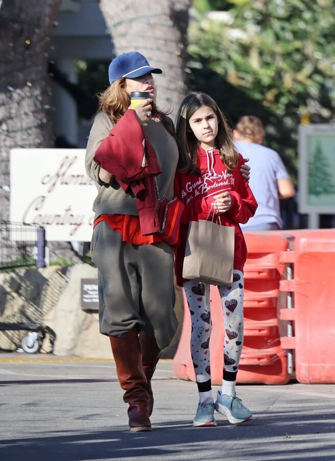 Ева Мендес с дочерью