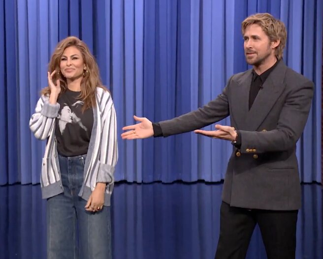 Ева Мендес и Райан Гослинг