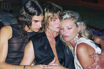 Kate Moss, cocktails and a horror movie: mannequins Jordan Barrett and Fernando Casablancas got married in Ibiza