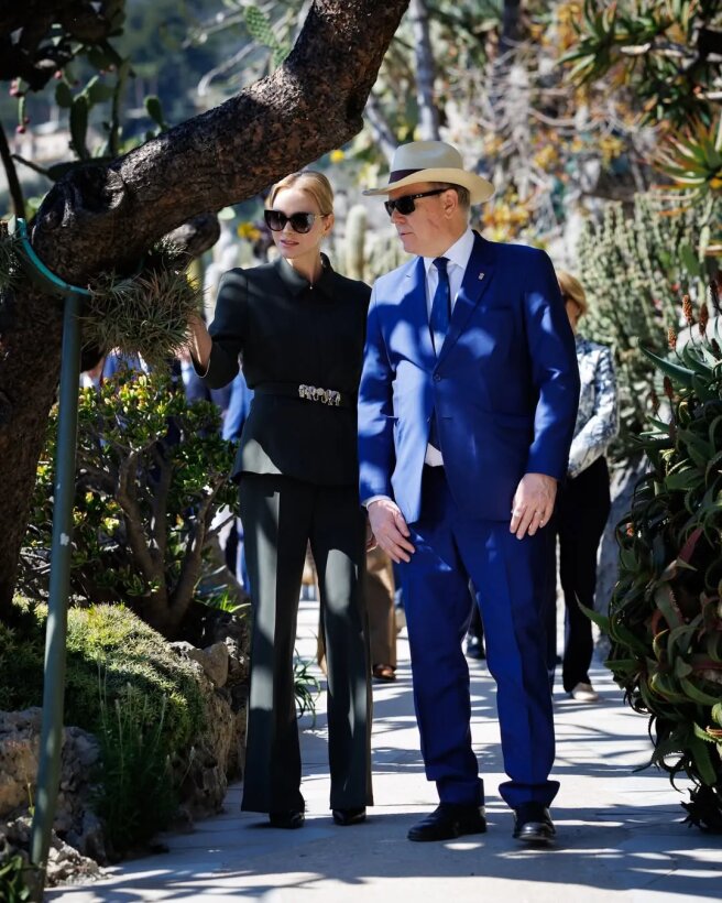 Княгиня Шарлен и князь Альбер II