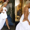 Doja Cat in one "sheet" and Guram Gvasalia shopping in New York