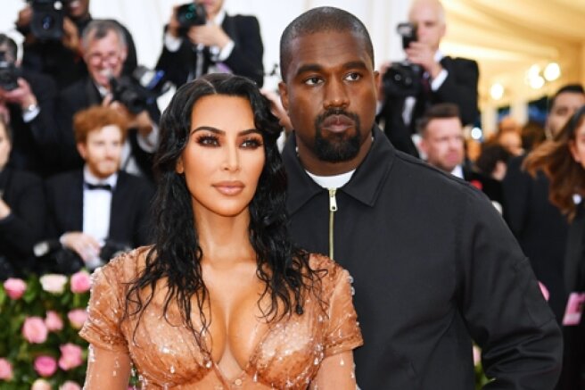 Kanye West in a new song threatened to beat Kim Kardashian's boyfriend Pete Davidson